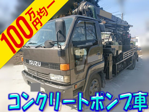 U-NRR32F改：中古コンクリートポンプ車中型（4t）フォワードジャストン 栃木・神奈川・岩手エリア販売実績！【中古トラックのトラック王国】