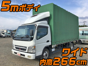 KK-FE82EG：中古幌車小型（2t・3t）キャンター 栃木・北海道・宮城