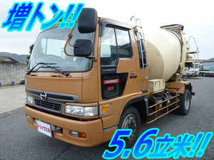 KK-FE1JEDA：中古ミキサー車（コンクリートミキサー）増トン（6t・8t 