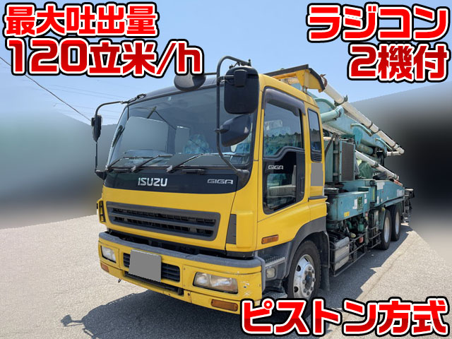 Kl Cyz51q4改 中古コンクリートポンプ車大型 10t ギガ 兵庫 香川 高知エリア販売実績 中古トラックのトラック王国