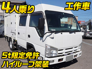 SKG-NJR85A：中古ダブルキャブ（Wキャブ）小型（2t・3t）エルフ 三重・新潟・山梨エリア販売実績！【中古トラックのトラック王国】