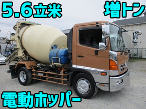 LKG-FJ7JDAA：中古ミキサー車（コンクリートミキサー）増トン（6t・8t 
