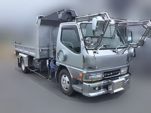 KK-FE53EEV：中古ダンプ・クレーン付小型（2t・3t）キャンター 栃木