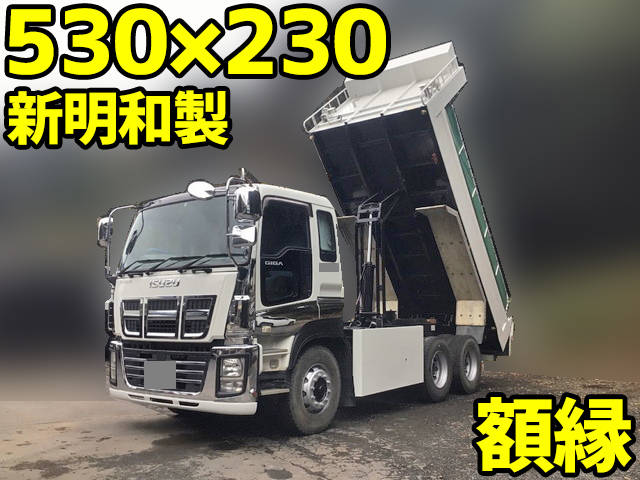 QKG-CXZ77AT：中古ダンプ大型（10t）ギガ 東京・埼玉・岩手納車対応！【中古トラックのトラック王国】