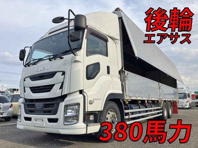 QKG-CYL77B：中古アルミウイング大型（10t）ギガ 三重・新潟・山梨納車対応！【中古トラックのトラック王国】