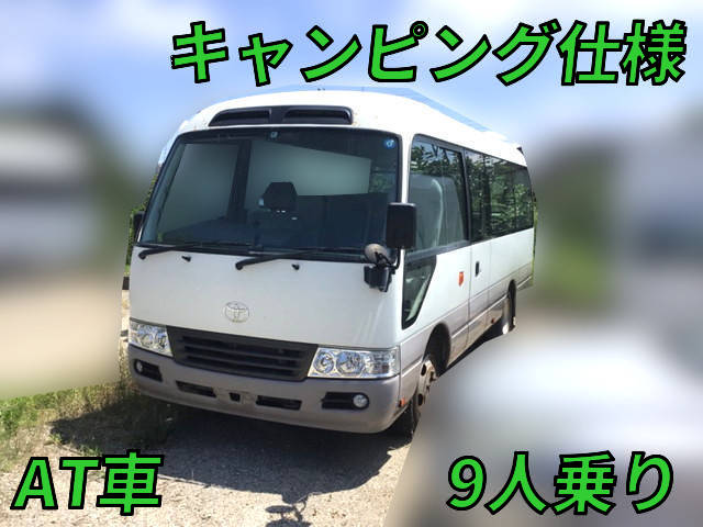 SKG-XZB46V：中古キャンピングカー中型（4t）コースター 栃木・宮城・茨城納車対応！【中古トラックのトラック王国】