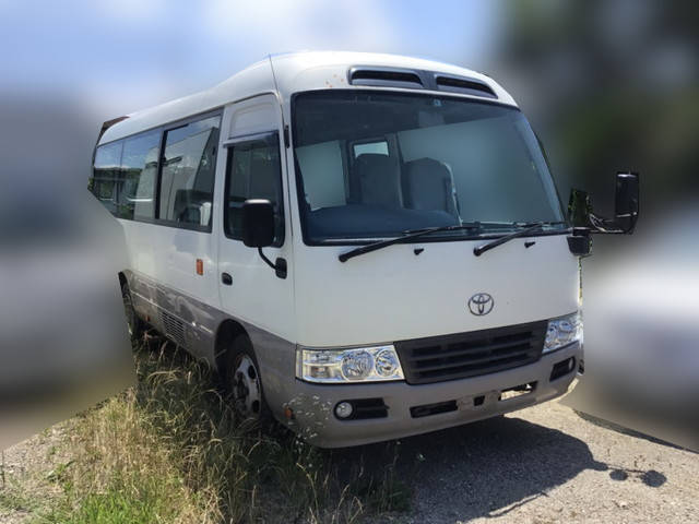 SKG-XZB46V：中古キャンピングカー中型（4t）コースター 栃木・宮城・茨城納車対応！【中古トラックのトラック王国】