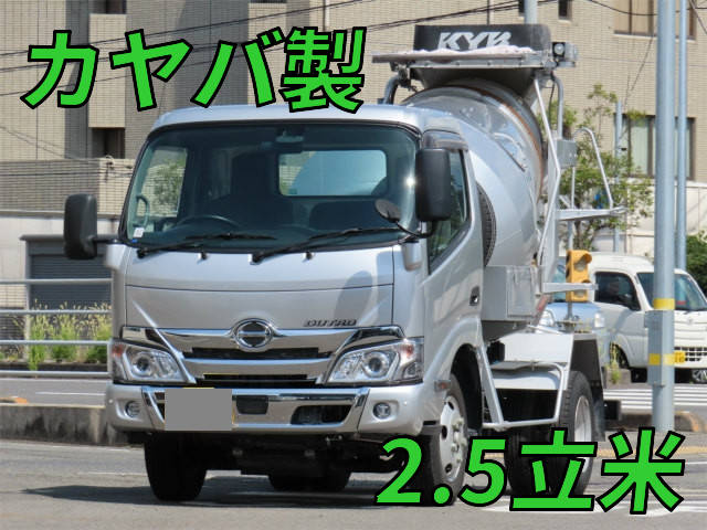 2PG-XZU600E：中古ミキサー車（コンクリートミキサー）小型（2t・3t）デュトロ 兵庫・奈良・広島納車対応！【中古トラックのトラック王国】