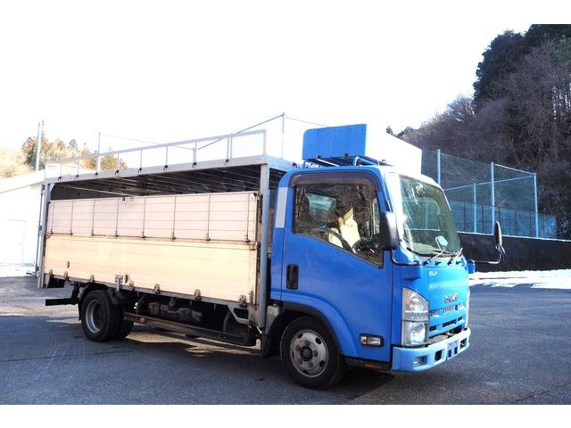 TKG-NLR85AR：中古家畜運搬車小型（2t・3t）エルフ 栃木・北海道・秋田納車対応！【中古トラックのトラック王国】