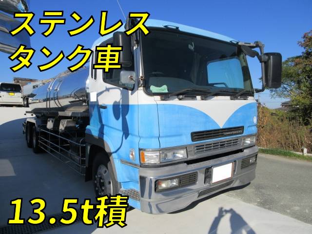 PJ-FU54JTZ：中古タンク車（タンクローリー）大型（10t）スーパーグレート 鳥取・大分・愛媛納車対応！【中古トラックのトラック王国】