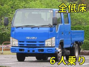 いすゞエルフダブルキャブ（Wキャブ）2009年(平成21年)BKG-NJR85A