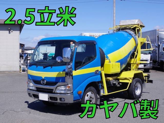 TKG-XZU600E：中古ミキサー車（コンクリートミキサー）小型（2t・3t）デュトロ 栃木・北海道・岩手納車対応！【中古トラックのトラック王国】