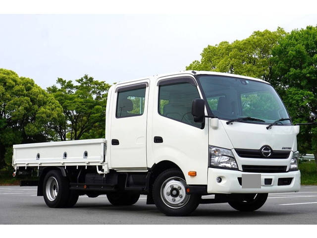 TPG-XZU710M：中古ダブルキャブ（Wキャブ）小型（2t・3t）デュトロ 三重・新潟・愛知納車対応！【中古トラックのトラック王国】