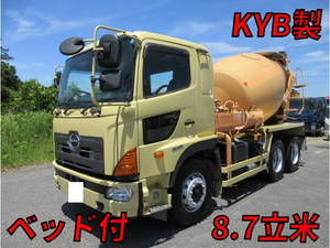 日野プロフィアミキサー車（コンクリートミキサー）2013年(平成25年)QKG-FS1AKAA