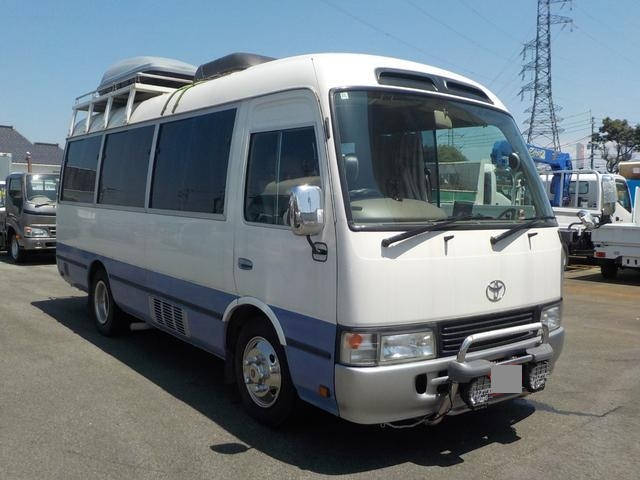 KK-HZB46V：中古キャンピングカー中型（4t）コースター 鳥取・大分・島根納車対応！【中古トラックのトラック王国】