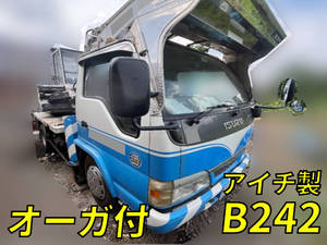 中古エルフ穴掘建柱車