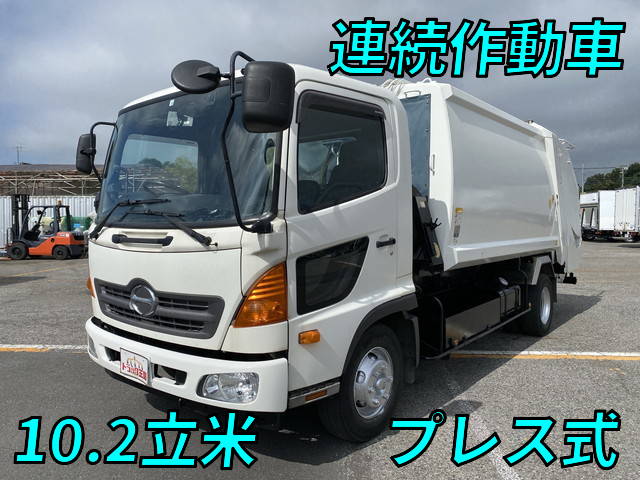 日野レンジャーパッカー車（塵芥車）中型（4t）[写真01]