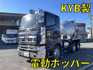 日野プロフィアミキサー車（コンクリートミキサー）2013年(平成25年)QKG-FS1AKAA