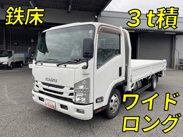 TRG-NPR85AR：中古平ボディ小型（2t・3t）エルフ 兵庫・岡山・島根納車対応！【中古トラックのトラック王国】