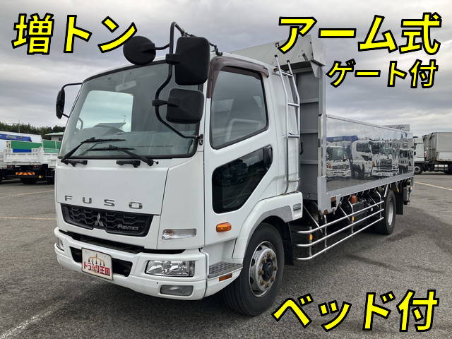 QKG-FK62FZ：中古平ボディ増トン（6t・8t）ファイター 栃木・宮城・茨城納車対応！【中古トラックのトラック王国】