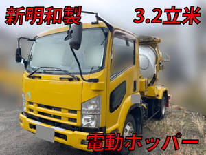 いすゞフォワードミキサー車（コンクリートミキサー）2014年(平成26年)TKG-FRR90S2